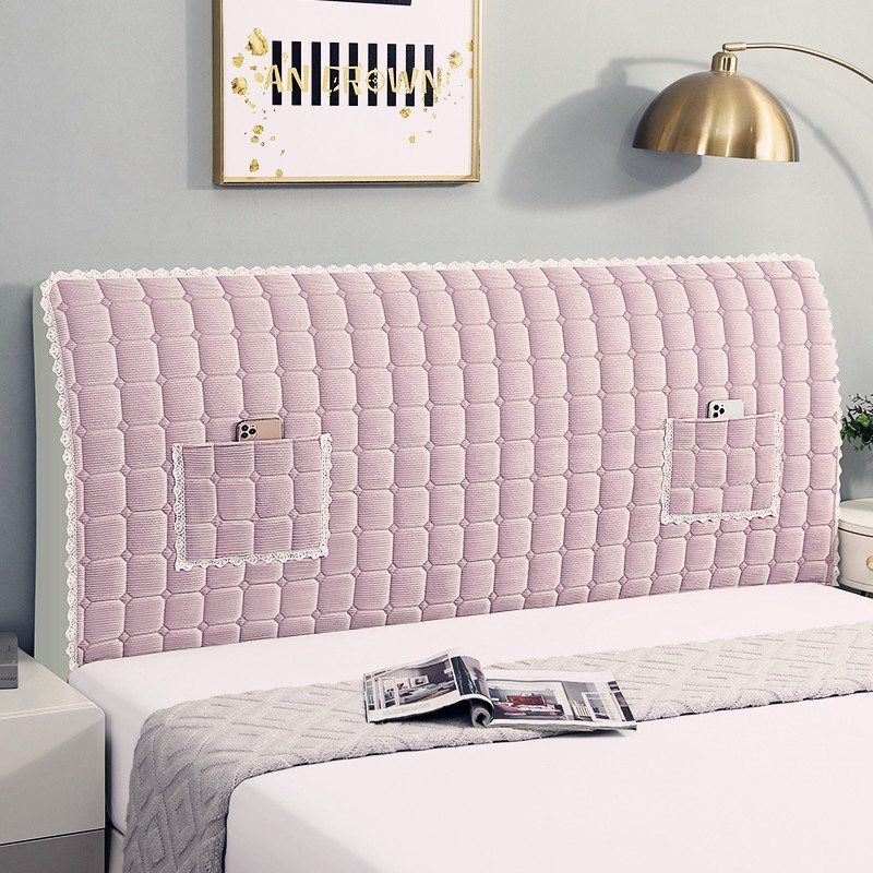 新款床头罩全包防尘罩加厚绒布床头罩床头靠背拆洗,居家布艺,床头罩,淘宝优惠券,粉丝福利购,淘宝优惠卷