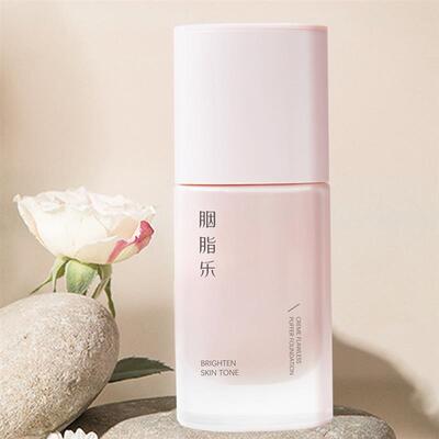 胭脂乐霜绒无暇羽纱粉底液雾感遮瑕持久水润亲肤防水不卡粉轻薄