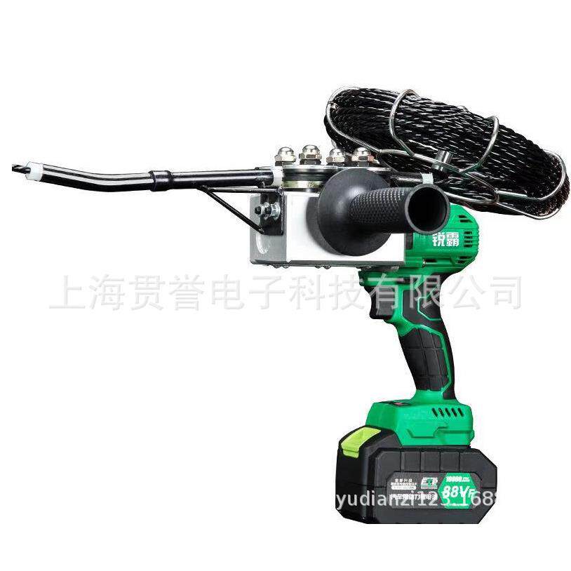 CX-8006锐霸穿线机 20米引线充电式锂电穿线机电工穿管器引线机