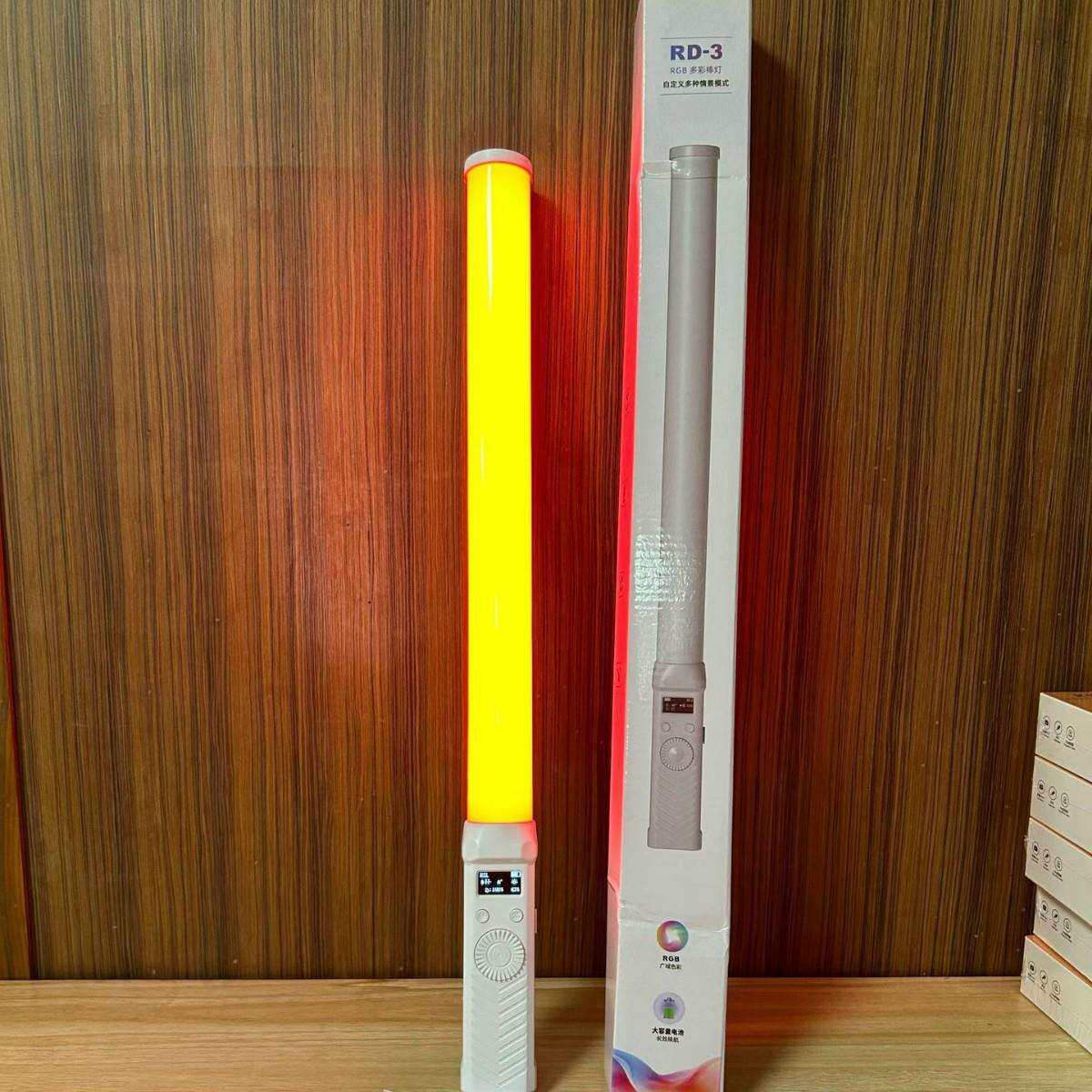 RD-3 高亮led手持补光灯摄影灯棒便携外拍rgb全彩棒灯视频打光灯