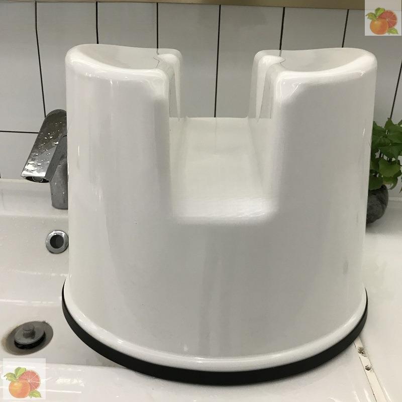 日式沐浴矮凳 凹型凳家用创意加厚孕妇防滑洗澡屁股老人洗澡凳