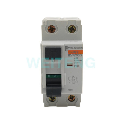 梅兰日兰ID/RCCB 40A 63A 2P/4P漏电断路器Multi9系列100MA 300MA