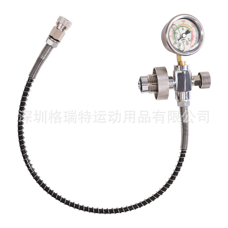 G5/8潜水充气refilling station充气工具大转小DIN接头带24英寸管