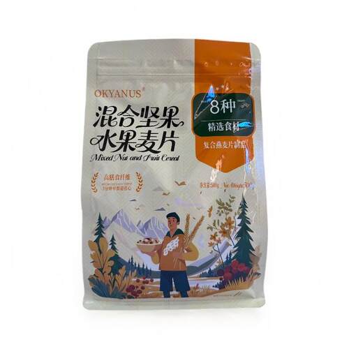 OKYANUS 混合坚果水果麦片500克装