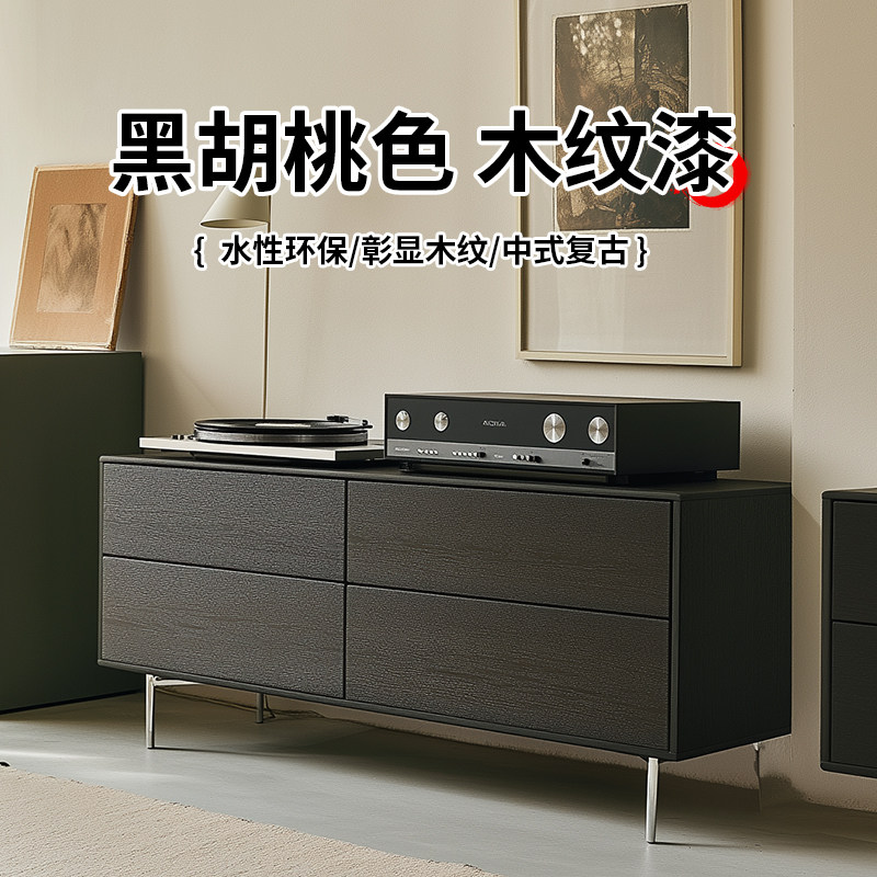 友铭水性木蜡油木器木具翻新漆木门木木纹漆实木胡桃色漆