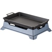 商用小份烤鱼盘铝合金烤鱼炉长方形酒精烤鱼盘酒精炉烧烤盘牛蛙锅