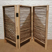 实木树干屏风装 饰橱摆设幼儿园造景栅栏