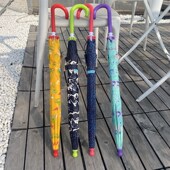 春季 学生伞 长轻量男女童幼儿园小朋友恐龙伞防夹手手推式