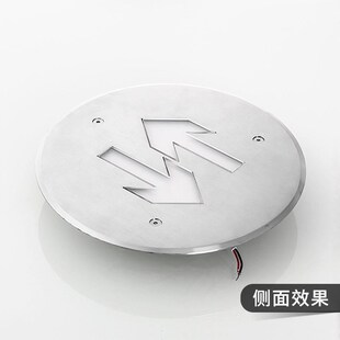 东君集电地面疏散指示灯嵌入式地标灯圆形应急地埋灯