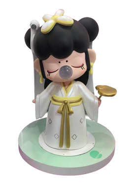 钢雕塑大型抽象挂件商场美陈装饰公仔形象吉祥物