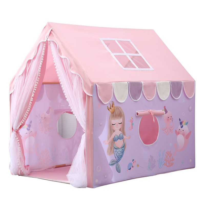 儿童帐篷室内女孩男孩城堡小房子屋公梦幻床上游戏秘密基地