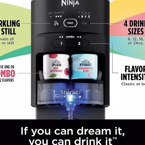 Ninj家用自制苏打水机气泡水机饮水机碳酸饮料维他命水
