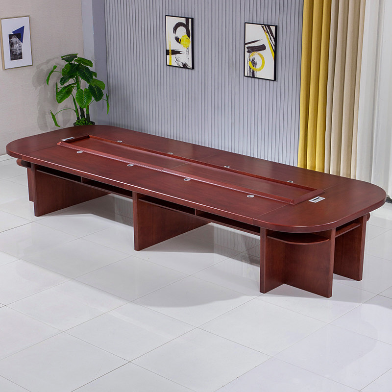 办公家具油漆会议桌实木皮大型会议长桌椭圆形桌子椅,商业/办公家具,会议桌,淘宝优惠券,粉丝福利购,淘宝优惠卷