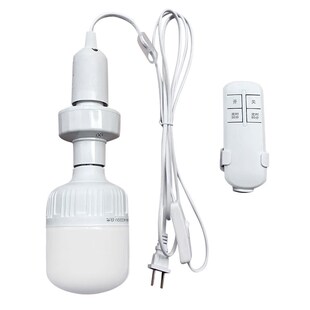 LD节能灯带遥控关插座小夜灯泡家用卧室螺口灯座悬挂式吊灯