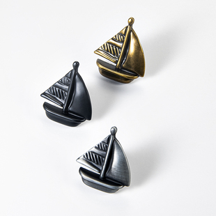 美拉德法式工业复古中古风儿童房男孩卡通汽车衣柜拉手抽屉门把手