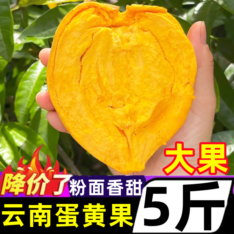 云南鸡蛋果新鲜粉糯蛋黄果5斤大果应当季热带高端水果整箱批发,水产肉类/新鲜蔬果/熟食,其它,淘宝优惠券,粉丝福利购,淘宝优惠卷