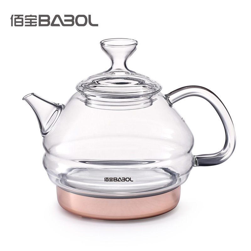 Babol/佰宝 DCH-211 205等型号烧水壶 配件单壶电热1升玻璃壶壶体