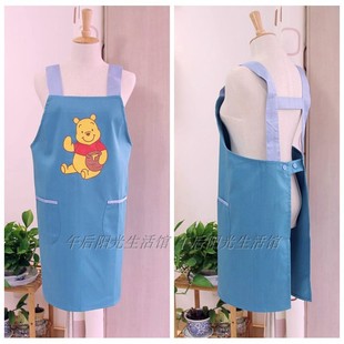 !H型花店美甲奶茶店家务防污幼儿园工作服背带围裙A-187