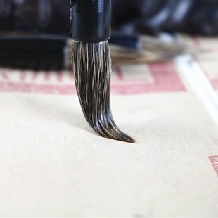 纯石獾大中小楷毛笔狼毫欧楷 硬毫正宗湖笔书法练习毛笔