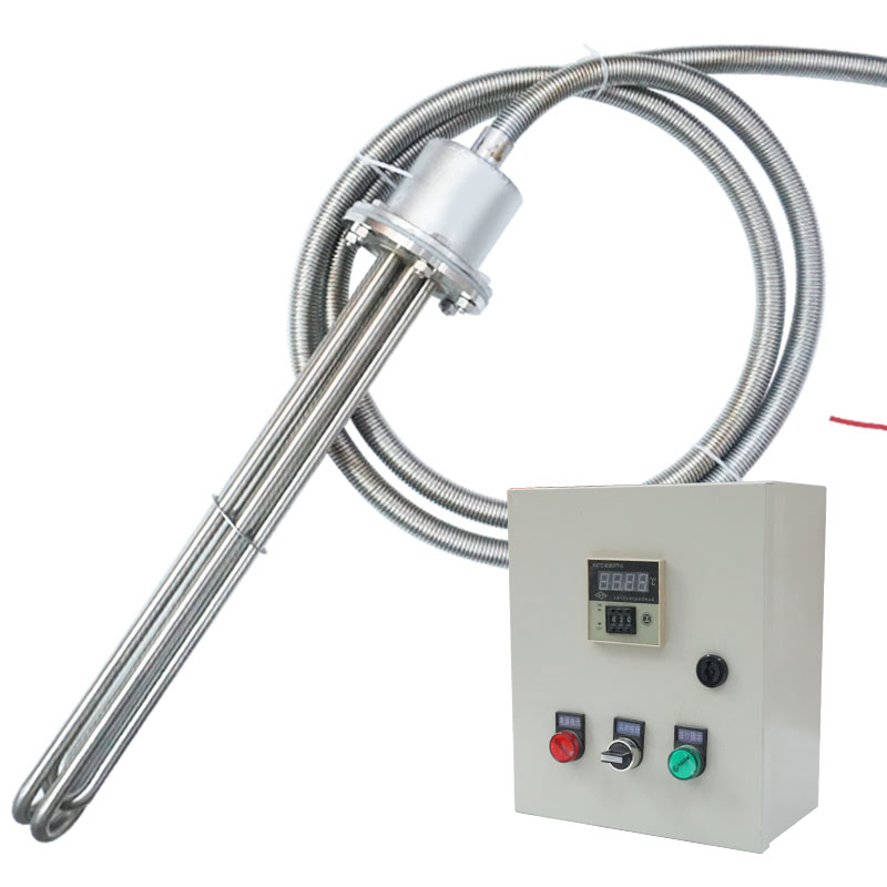 大功率防爆型潜水电热管工业水箱加热管水池水槽养殖发热棒380V