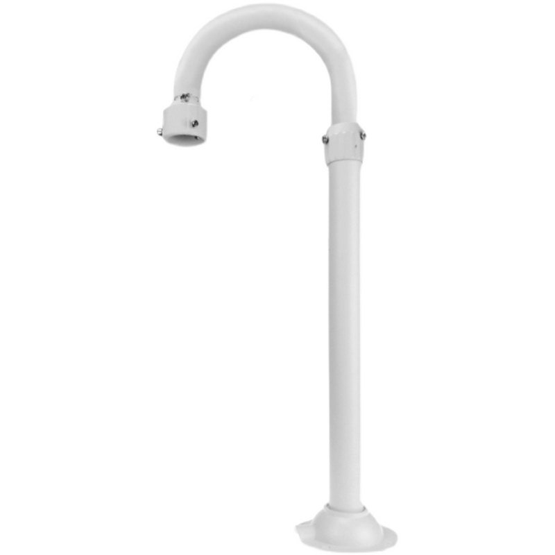 U型cm监控高速球机摄像头铝合金加长伸缩立装倒挂支架2米