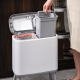 北杉脚垃圾桶干湿分离茶水桶分类厨余卫生桶带盖客厅大容量创意