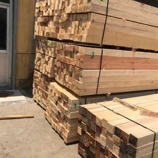 建筑木方枕木建筑模板工地用方子壳子板支模用工程浇筑实木方木条