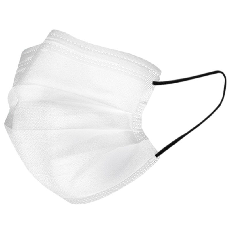 赏白色口罩一次性夏季款耳绳黑色挂耳带撞色绳子个性女男潮款