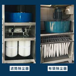 脉冲筒除尘器单式工业打磨抛光环保集尘器设备布袋收尘器
