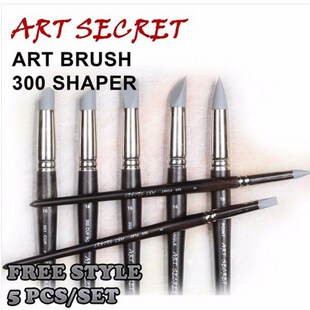 秀明硅胶头留白液笔水彩油画丙烯水粉硅胶肌理笔装