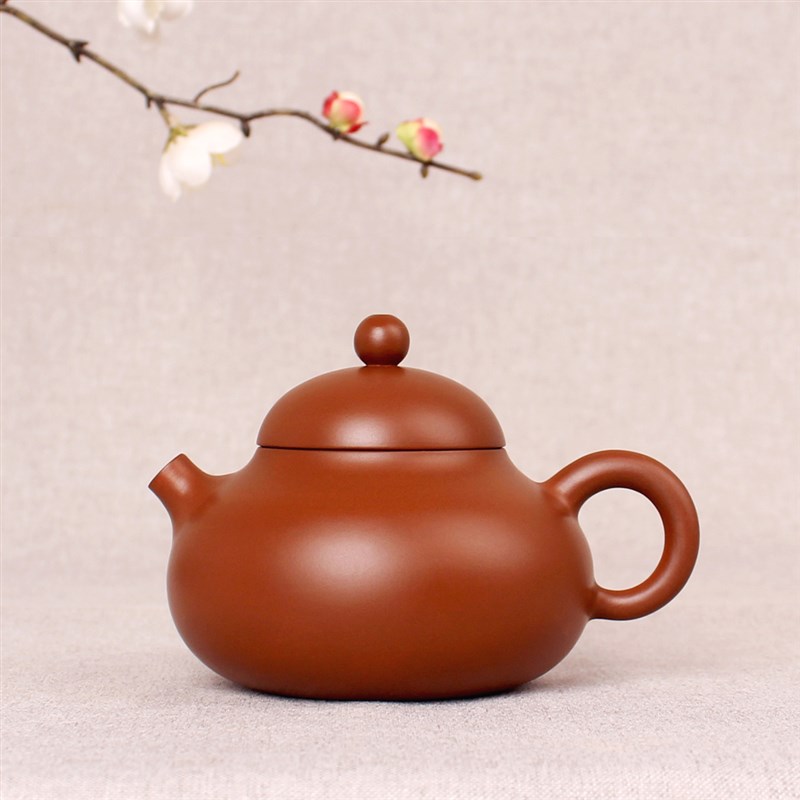 云南建水紫陶茶壶纯手工非坭兴陶紫砂家用单个龙蛋文旦壶石瓢茶具