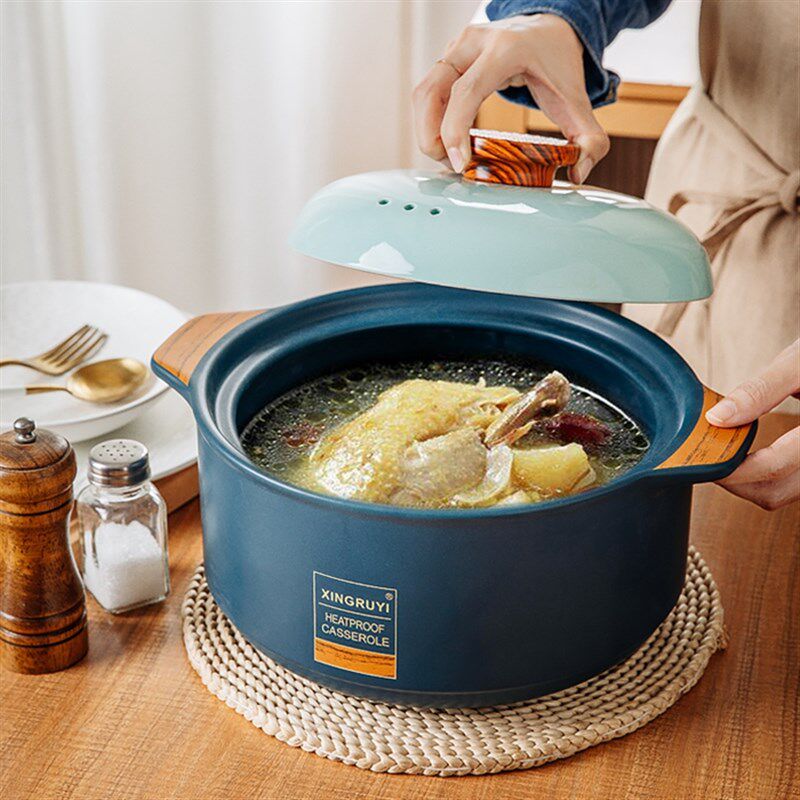 砂锅电磁炉燃气灶通用干烧陶瓷汤锅炖锅煲汤耐温小沙锅