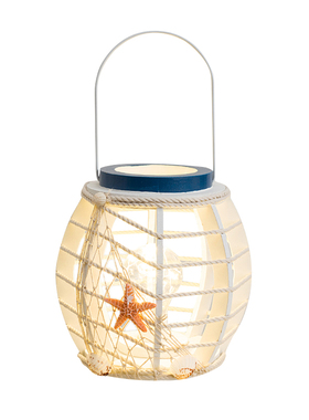 创意发光地中海海洋风格家居夜灯串摆设个性室内卧室装饰品