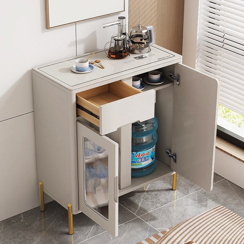 语音声控大尺寸茶吧机家用意式餐边柜高端全自动冷热客厅饮水机柜