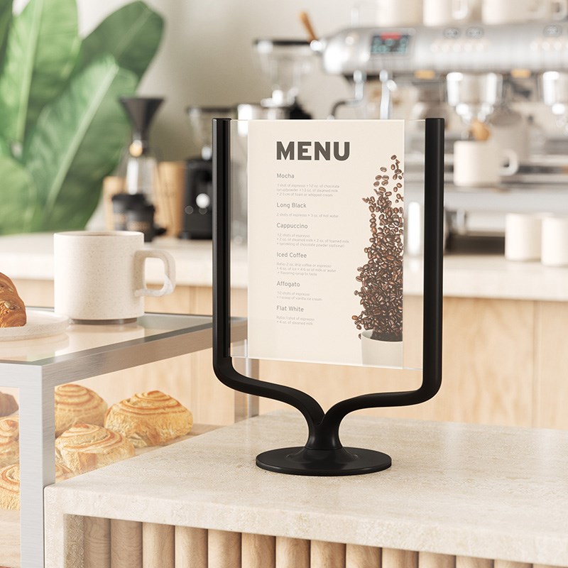 umbra菜单立牌价格展示牌咖啡店吧台桌牌台牌台卡桌面价格表菜牌