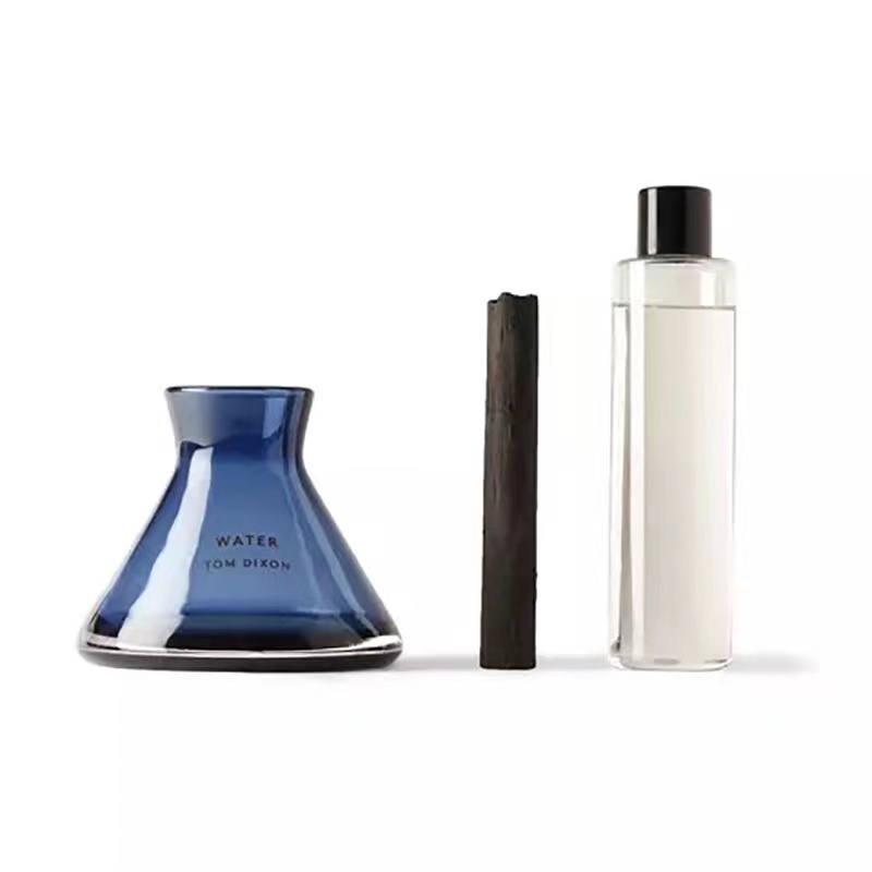 森度软装创意新款碳棒无火香薰酒店精品香氛手工玻璃扩香瓶扩散器