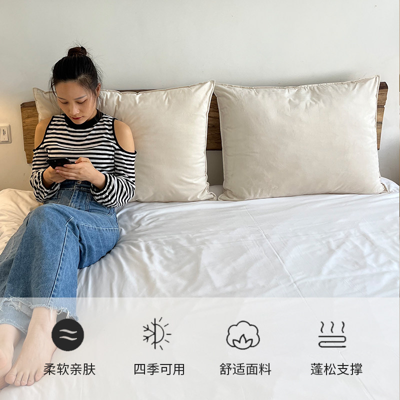 天鹅绒抱枕大床上靠垫靠背床腰靠夹腿睡觉床男生款女生