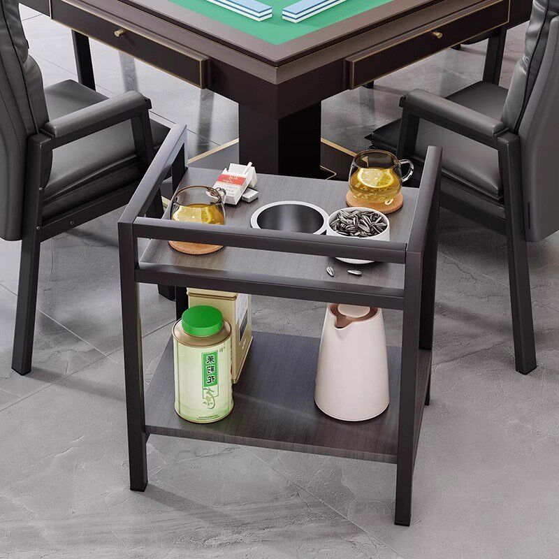 麻将桌茶几茶水架棋牌室打牌小边几层茶水桌子