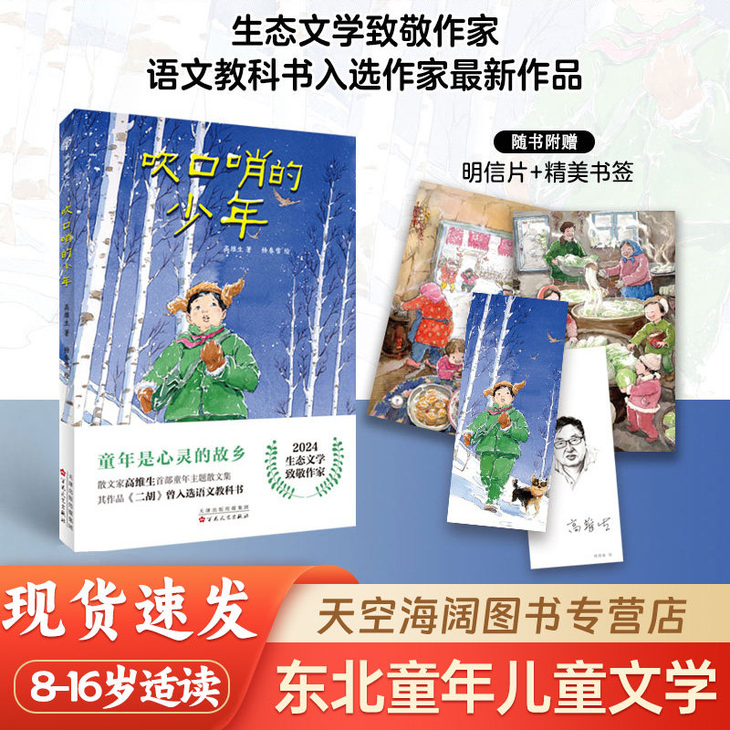 吹口哨的少年 儿童文学作文素材积累读物 高维生新作 8-12-16岁中小学生课外阅读小说散文集