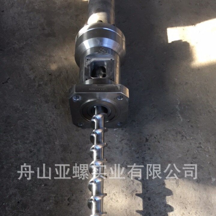 不绣钢螺杆pvc造粒机 机筒 pp料筒,挤出机 立式机螺杆