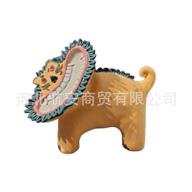 现代简约创意抽象动物树脂摆件样板房售楼处桌面茶几书架软装饰品