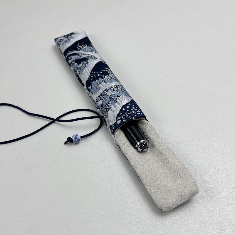 布邑复古风单支笔袋钢笔保护笔包保护袋绒布内里绑绳便携保护,文具电教/文化用品/商务用品,笔袋,淘宝优惠券,粉丝福利购,淘宝优惠卷