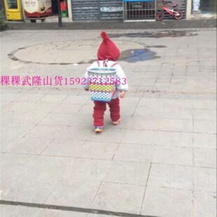 儿童小背篓 小背篼儿童舞蹈道具背篓 幼儿园游戏背篼采摘背篓
