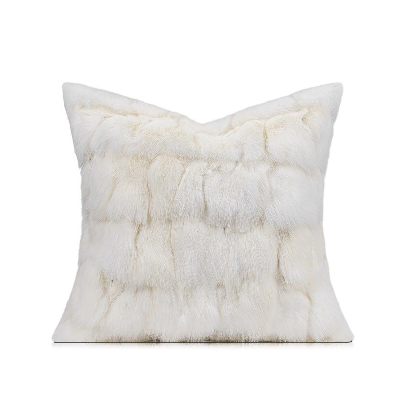 柏洛斯狐狸毛拼接抱枕沙发客厅档酒店样板间毛绒靠枕床头靠垫,居家布艺,靠垫/抱枕,淘宝优惠券,粉丝福利购,淘宝优惠卷