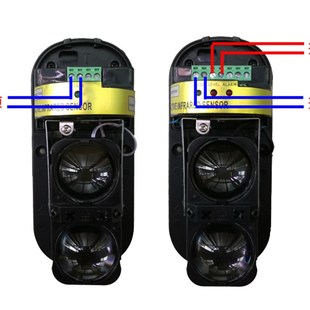 工程铁盒配光束红外对射 周界防盗报警系统 工厂围墙红外报警器
