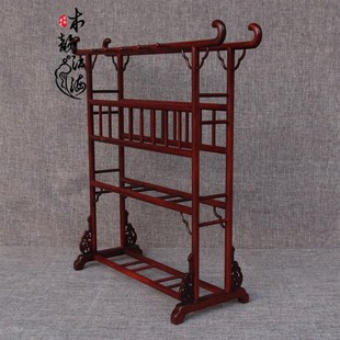 红木毛笔架实木毛笔架笔挂红酸枝明式毛笔挂笔架书法用品
