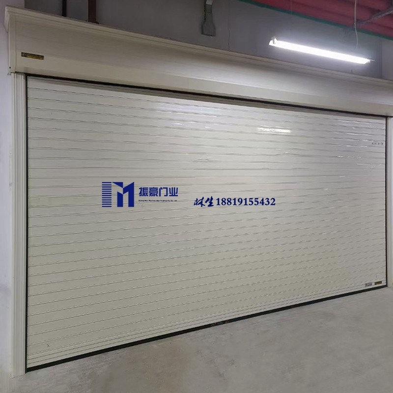 别墅车库翻版门 地下车库静音电动卷闸门 自动感应智能卷帘门定制