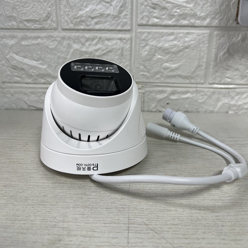 普天视半球摄像机 对讲高清POE光全彩移动侦测 0万网络摄像头