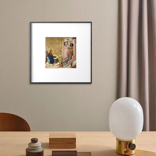 多彩爱文艺复兴中世纪餐边柜中古复古装饰画客厅沙发墙挂画