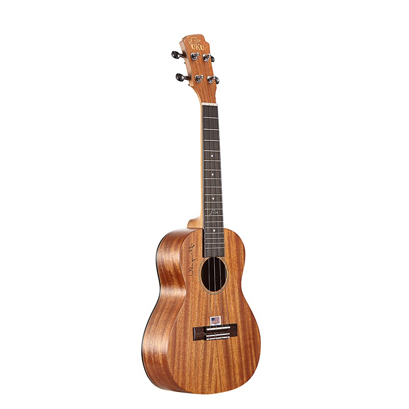 白熊音乐uku尤克里里200C儿童初学23寸入门桃花心ukulele小吉他女